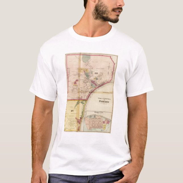 Tredje och avvärjer fourth av Pomeroy T-shirt (Framsida)