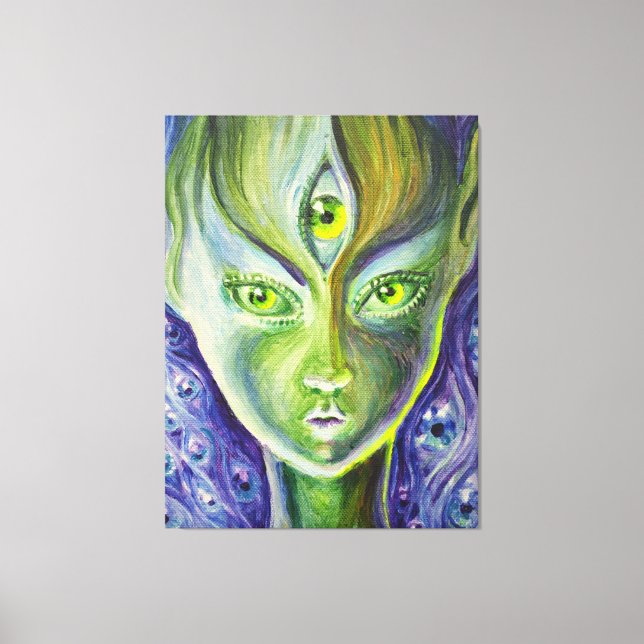 Tredje öga canvastryck (Framsida)