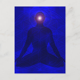 Tredje Öga Chakra Ajna Vykort