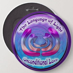 Tredje Öga Chakra-symbolen för ovillkorligt Kärlek Knapp