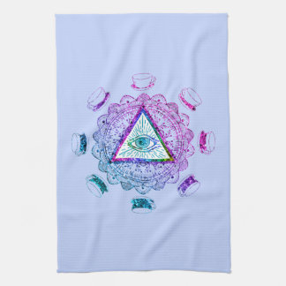 Tredje Öga - hela Öga-kaffe Kopp Kökshandduk