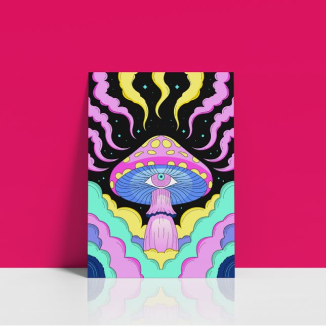 Tredje Öga Psychedelic Mushroom Poster (Skapare uppladdad)