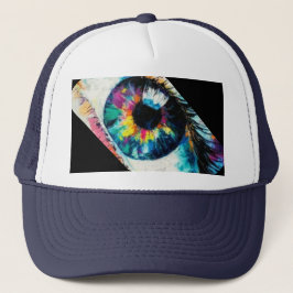 Tredje öga-truckerkepsen keps