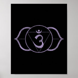 Tredje Ögon Chakra Ajna – Kundalini Yoga Meditatio Poster