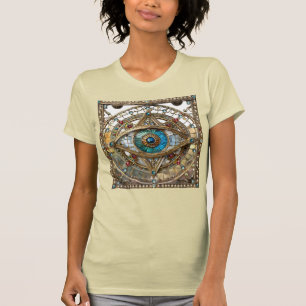 Tredje ögon prydnadsfönster ruta t shirt