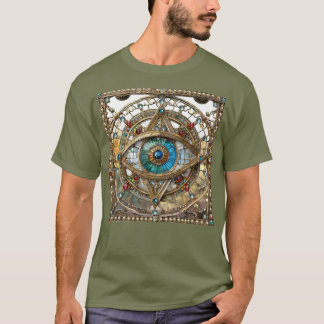 Tredje ögon prydnadsfönster ruta t shirt