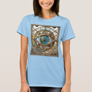 Tredje ögon prydnadsfönster ruta t shirt