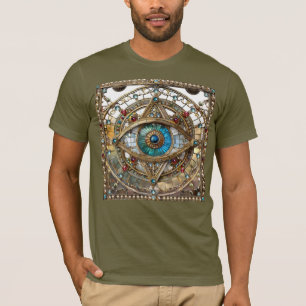 Tredje ögon prydnadsfönster ruta t shirt