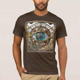 Tredje ögon prydnadsfönster ruta t shirt