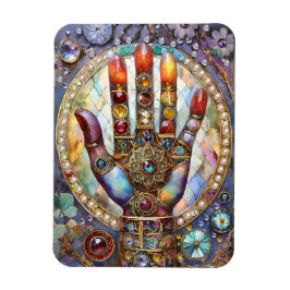 Tredje ögonets mystiska handflata magnet