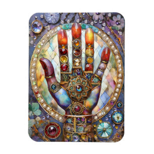 Tredje ögonets mystiska handflata magnet