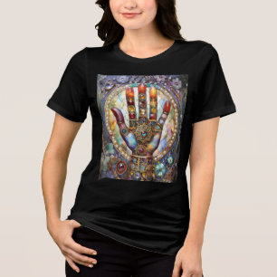 Tredje ögonets mystiska handflata t shirt