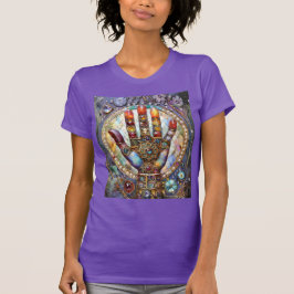 Tredje ögonets mystiska handflata t shirt