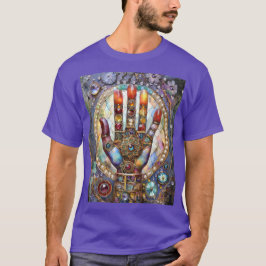Tredje ögonets mystiska handflata t shirt