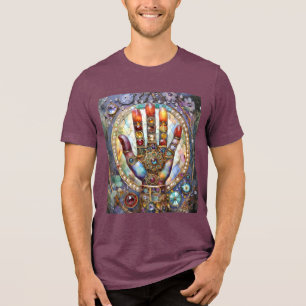 Tredje ögonets mystiska handflata t shirt