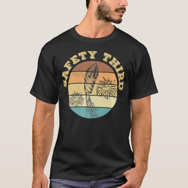 tredje pyrotekniska Auktoriseraden för säkerhet i  T Shirt (Framsida)