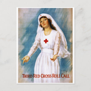 Tredje Röda Kor-roll-samtalet, 1918 Vykort