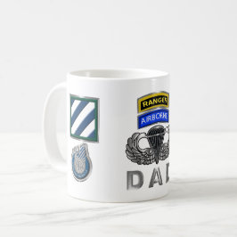 Tredje Skogsvaktarn för infanteridivisionen Airbor Kaffemugg