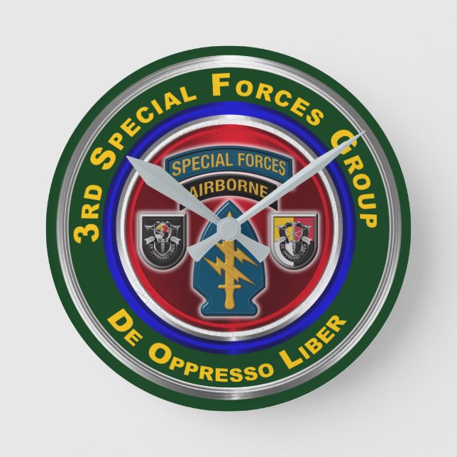 Tredje Speciellare operationsgruppens nyckelroll Rund Klocka (Framsida)