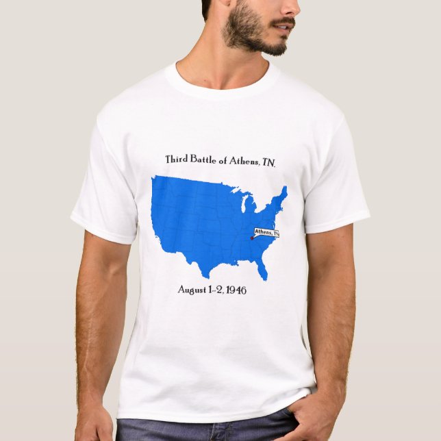 Tredje strid av Athens, TN. T-shirt (Framsida)
