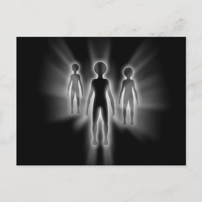 Tredje typen av kidnappning vykort (Framsida)