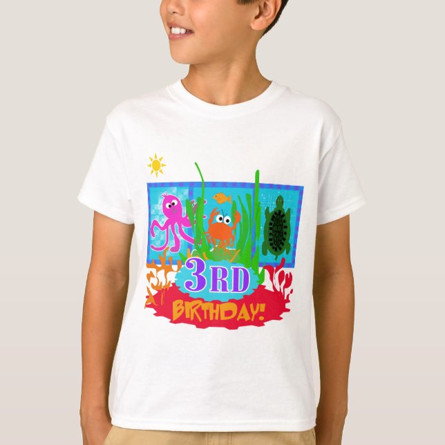 Tredje undervattensbåten Äventyr T-shirt (Framsida)