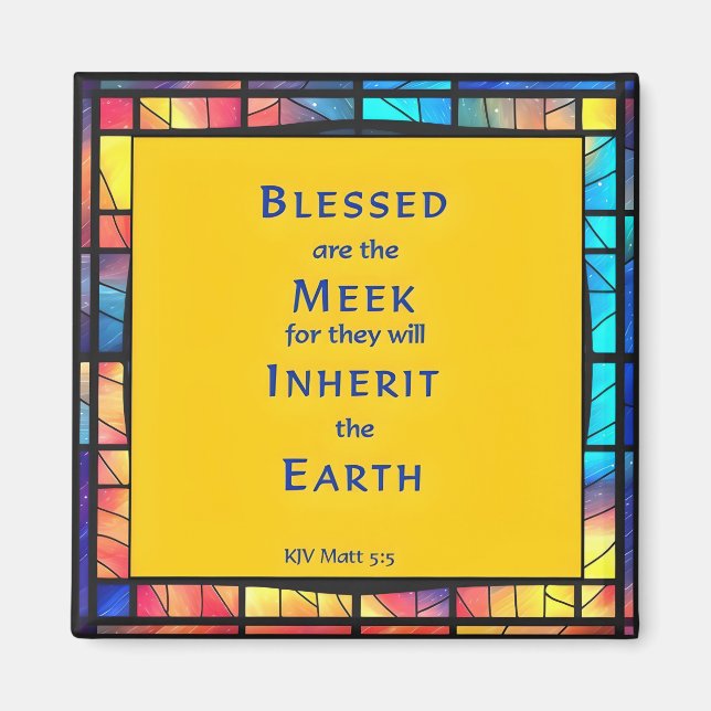 Tredje uppriktigheten från Jesus Sermon på berget Magnet (Framsidan)