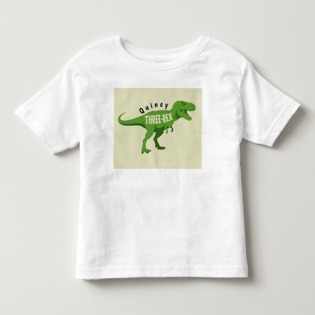Tredubbel födelsedag T-shirt med vilken namn som h (Framsida)