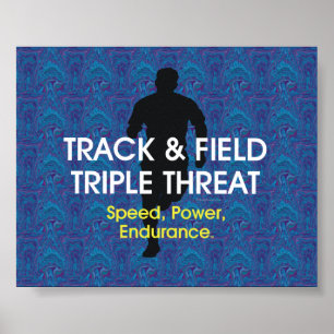 Tredubbla hot för TOP-spårning Poster
