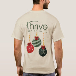 Tredubbla julprydnader t shirt