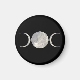 Tredubbla Måne Magnet
