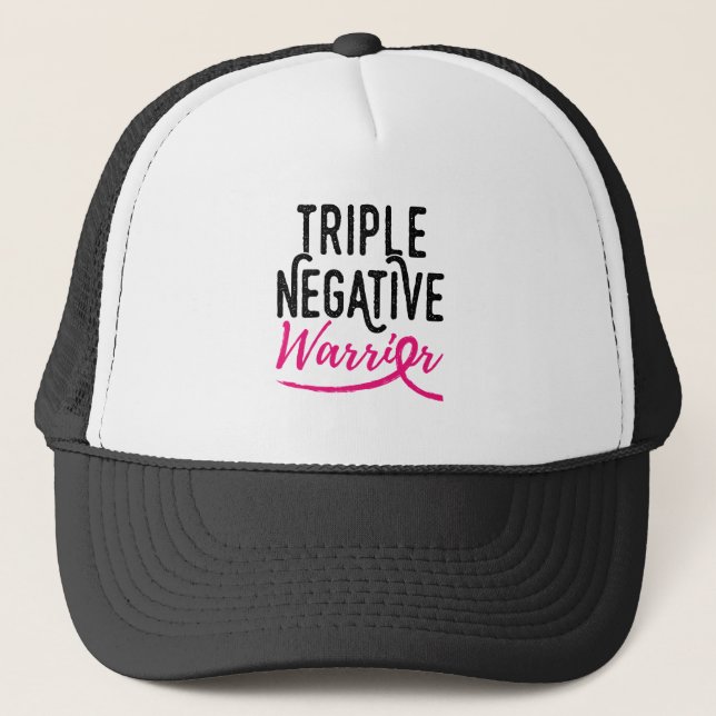 Tredubbla medvetenheten om Negativ cancer vid brös Keps (Framsida)