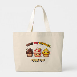 Tredubbla Muffinsarna, tredubbla Roligten! Jumbo Tygkasse