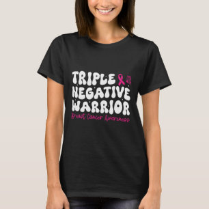 Tredubbla Negativa bröstcancermedvetande Mo T Shirt