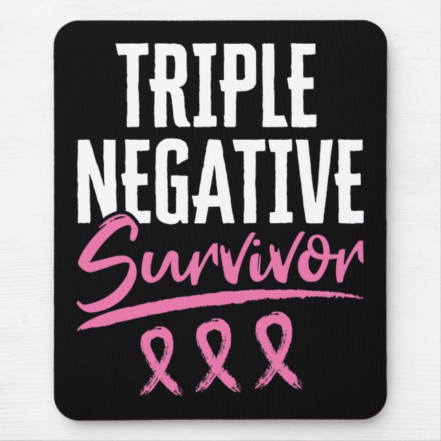 Tredubbla Negativa överlevnadsbröstcancerpatienter Musmatta (Framsidan)