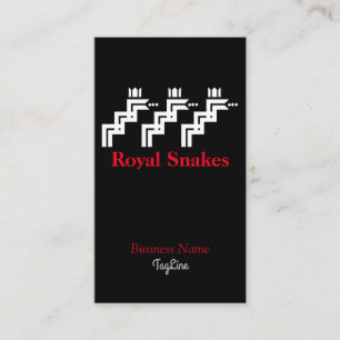 Tredubbla Royal Visitkort