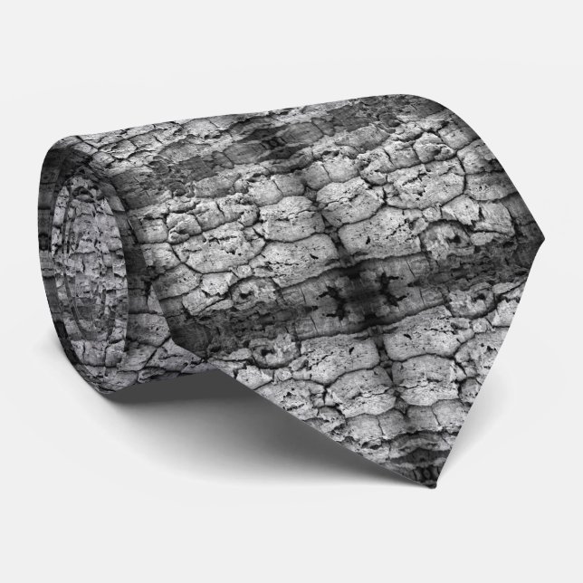 Tree Bark Black And White Photo Closeup Pattern Slips (Rullad)