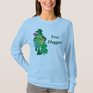 Tree hugger Anpassningsbarnas Grönt för att spela  T Shirt