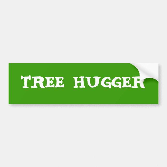 Tree hugger bildekal (Framsidan)