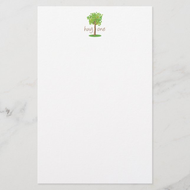 Tree hugger brevpapper (Framsida)