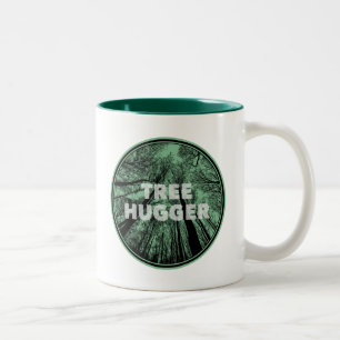 Tree hugger Grönt Två-Tonad Mugg