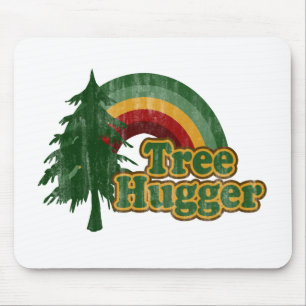 Tree hugger Hippieregnbåge Musmatta