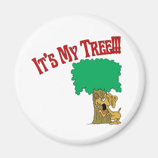 Tree hugger Hund Magnet