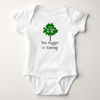 Tree hugger i utbildning av Organic Baby Shirt Tee