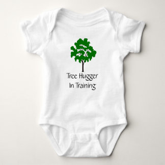 Tree hugger i utbildning av Organic Baby Shirt Tee Shirt