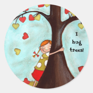 Tree hugger - klistermärke