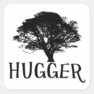 Tree hugger klistermärke