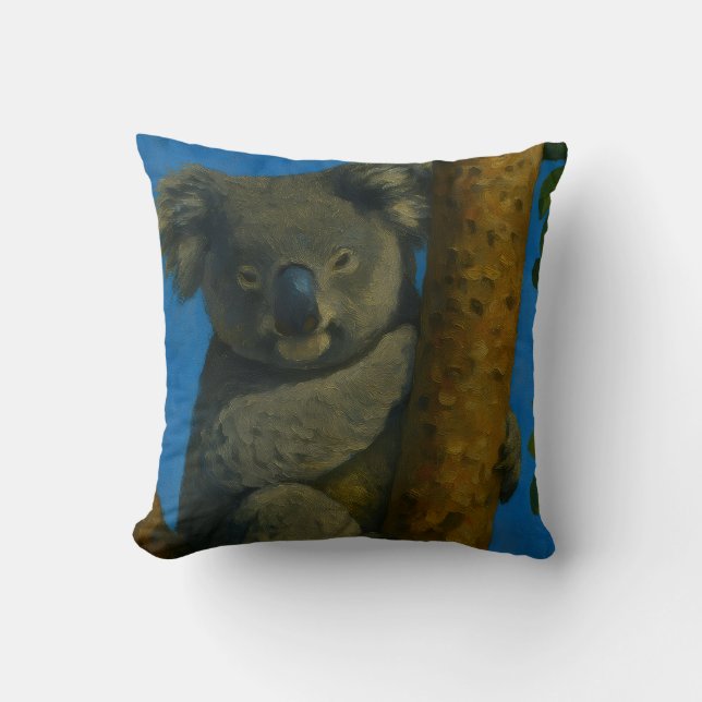 Tree hugger - Koala i Canopy Kudde (Framsida)