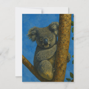 Tree hugger - Koala i Canopy Vykort