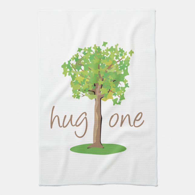 Tree hugger kökshandduk (Vertikal)